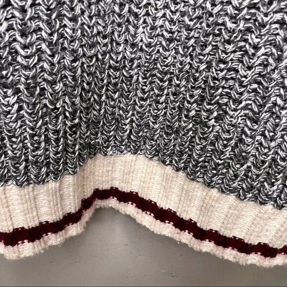 Dkr Cottage Collection Salt & Pepper Knit Sweater Size L - Picture 6 of 8
